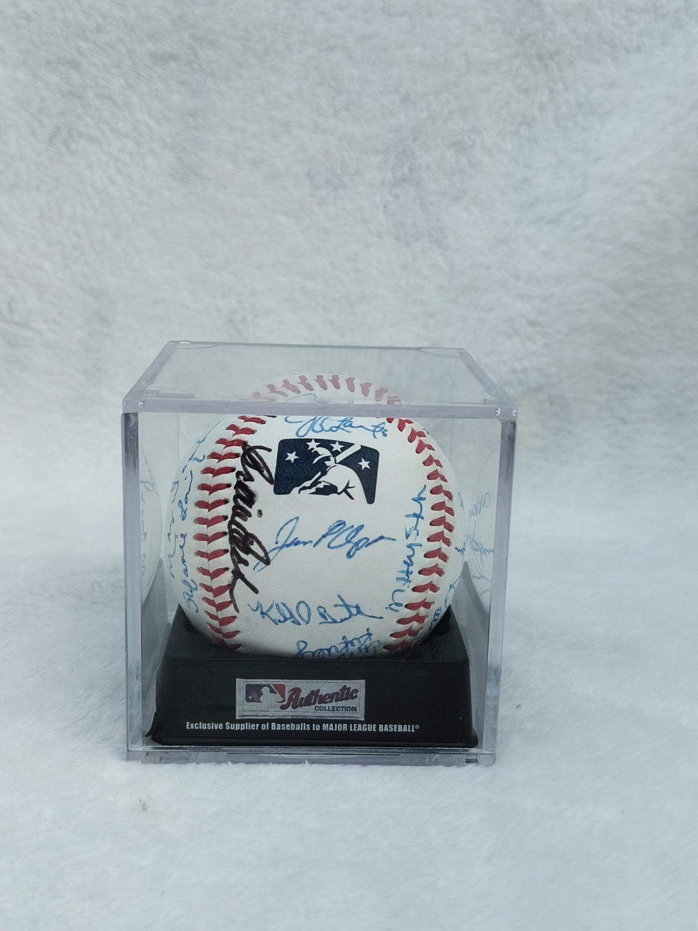 2013 Tennessee Smokies Team Signed Original Baseball Ball w/ Display Case